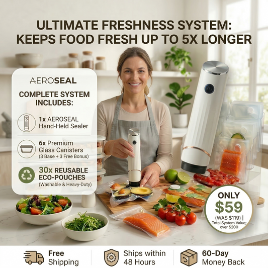 SpaceCraft™ HandheldVacuum Sealer FoodStorage Bundle