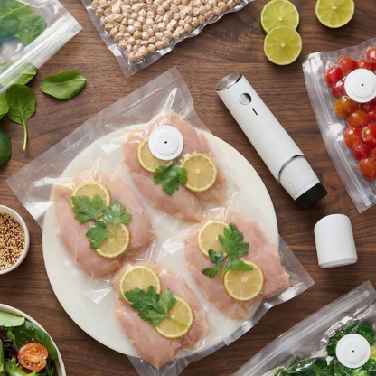 SpaceCraft™ HandheldVacuum Sealer FoodStorage Bundle