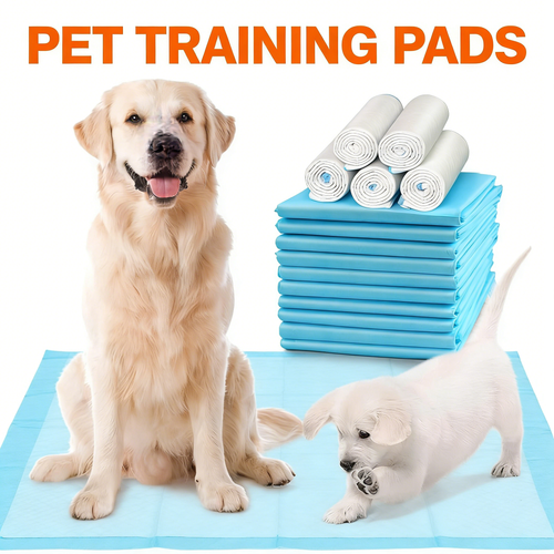 Super Absorbent Pet Training Pads for Dogs & Cats – Leak-Proof Puppy Pads with Flash Dry Technology