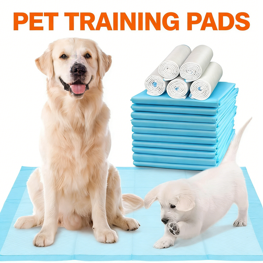 Super Absorbent Pet Training Pads for Dogs & Cats – Leak-Proof Puppy Pads with Flash Dry Technology